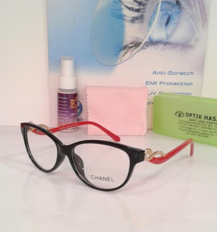 Promo! Kacamata Frame Hugo Boss + Anti UV + Lensa Normal + Kualtas Premium Teatas!