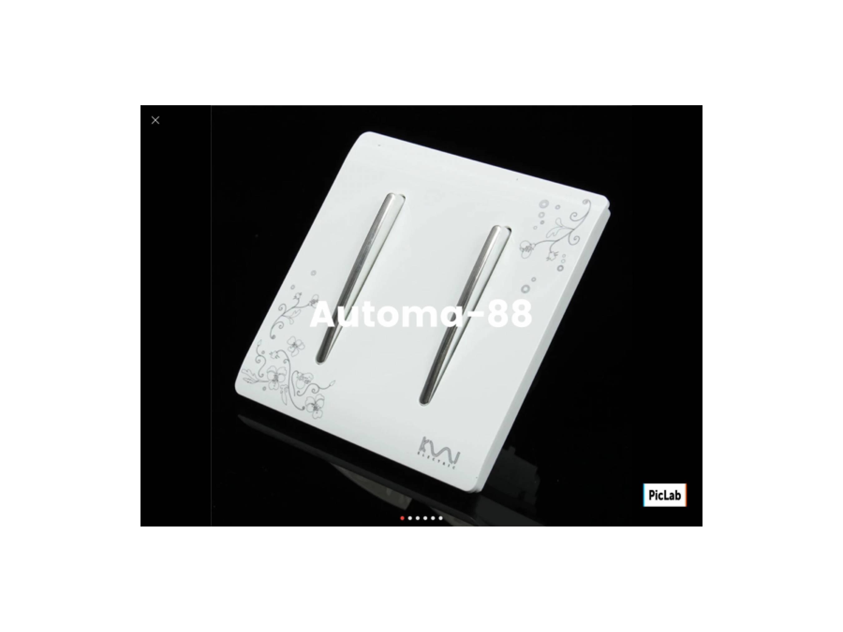 KEMPINSKI LUXURY WALL SWITCH Saklar Lampu Tembok Inbow Mewah 2 Gang