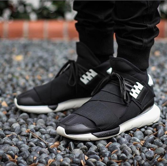 Murah - Adidas Y3 Qasa Yamamoto Black White Premium OR