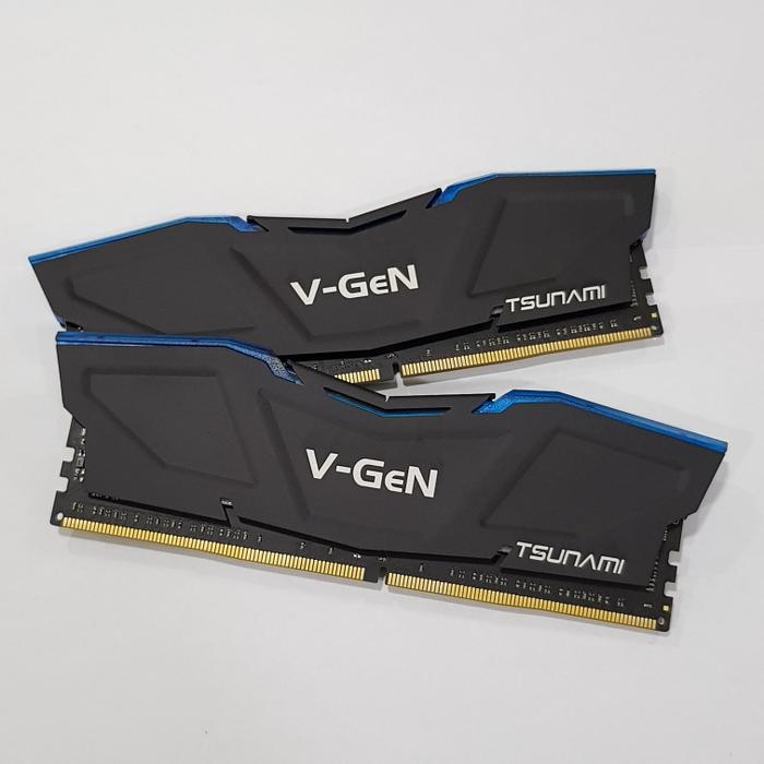 RAM DDR4 V-GeN TSUNAMI 32GB 3200MHz CL16 (2X16GB) LED - GAMING OC VGEN