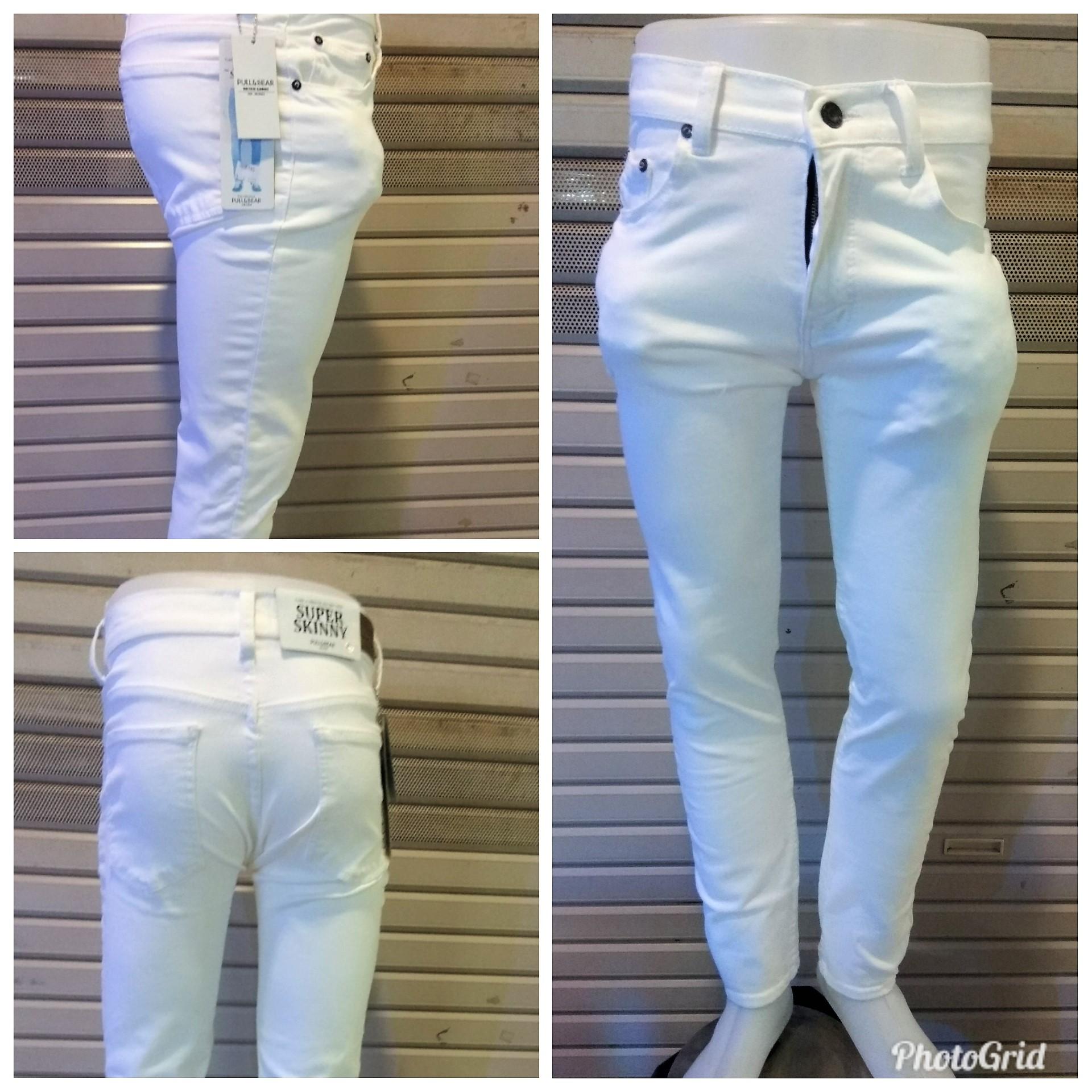 CELANA JEANS PUTIH PRIA TERBARU MANDE JEANS