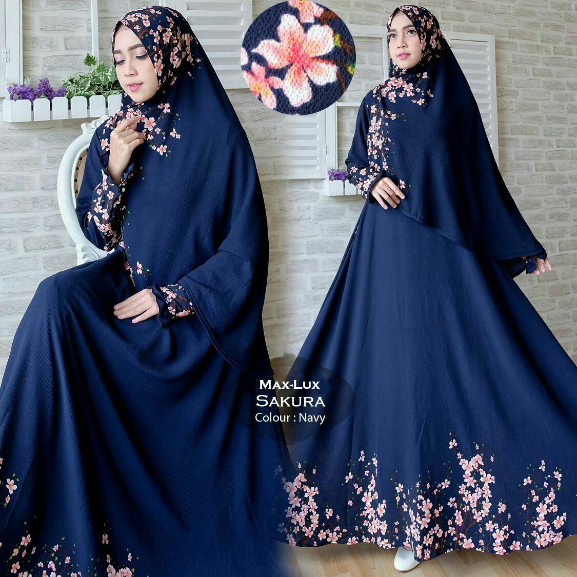 Afifahstore Gamis Syari Muslim Wanita Busui Gaun Muslimah Maxi Dress Lengan Panjang Maxmara Sakura syari Afifahstore Gamis Syari Muslim Wanita Busui Gaun Muslimah Maxi Dress Lengan Panjang Maxmara Sakura syari