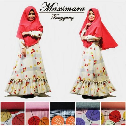 Promo Hari Ini Gamis Anak Daindra Maxmara Plus Jilbab Untuk Lebaran