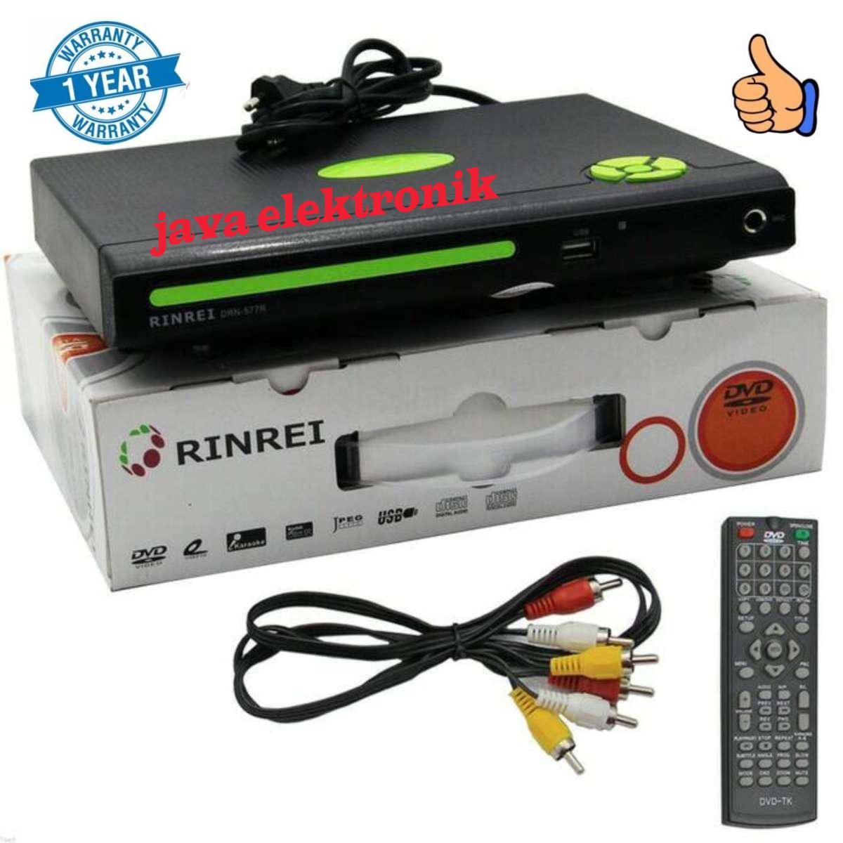 Dvd Player Merk Rinrei Body Kecil Bisa Baca Semua Kaset DRN-577 garansi resmi