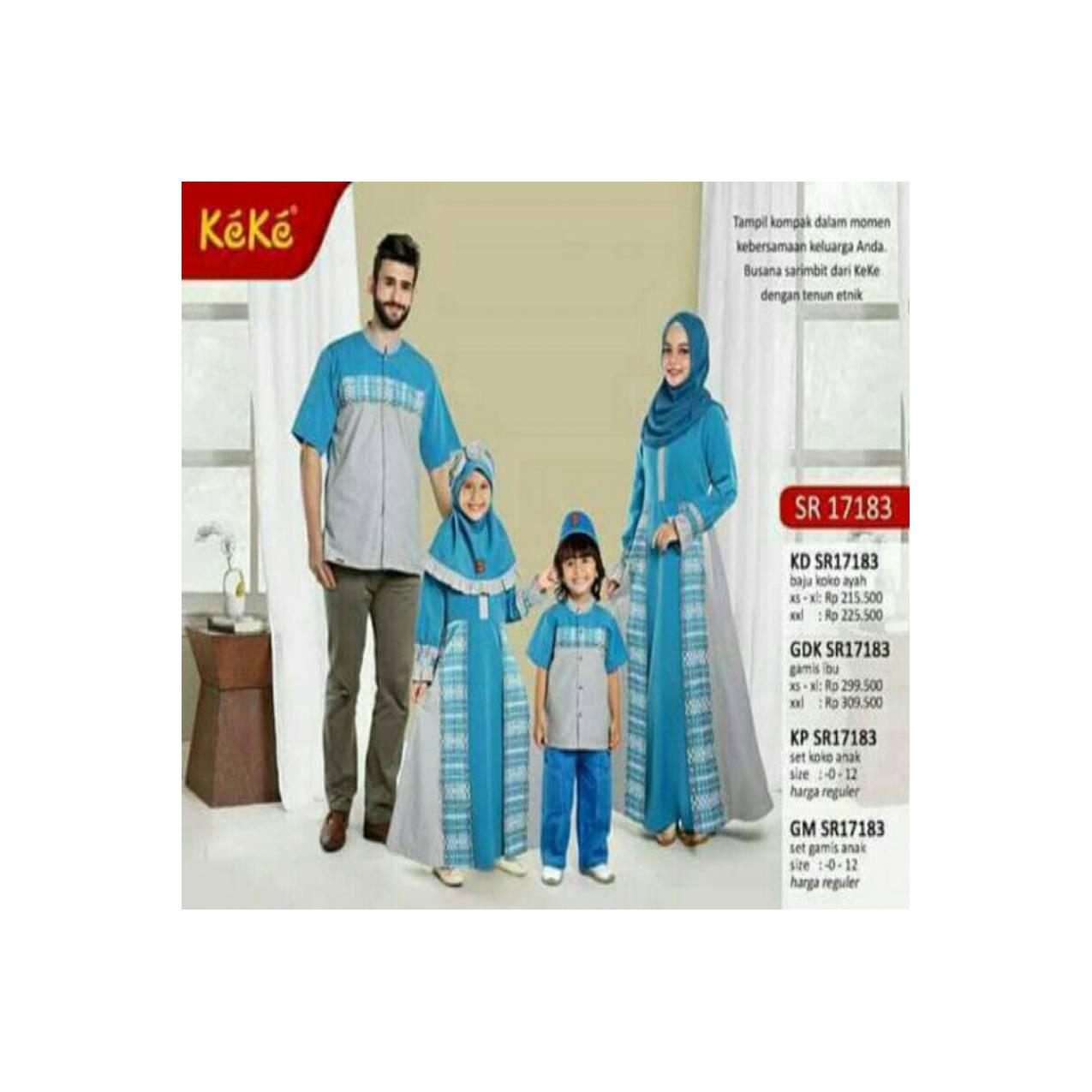sarimbit gamis terbaru limited edition keke busana 1439 H