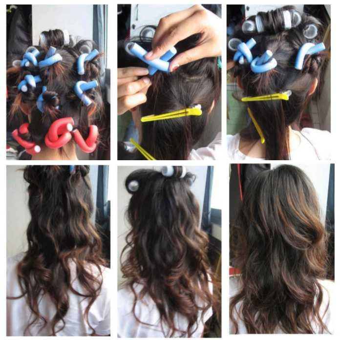 Ikat Rambut Pengeriting Fleksibel 10PCS / Ikat Rambut Pengeriting Fleksibel / Pengering Universal / Daftar Terbaru Ikat Rambut Pengeriting