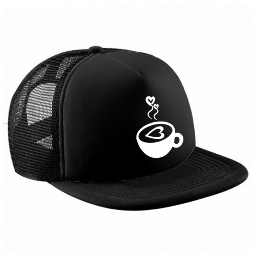 Jakarta Distro Topi Snapback Jaring Coffe Lover White Premium