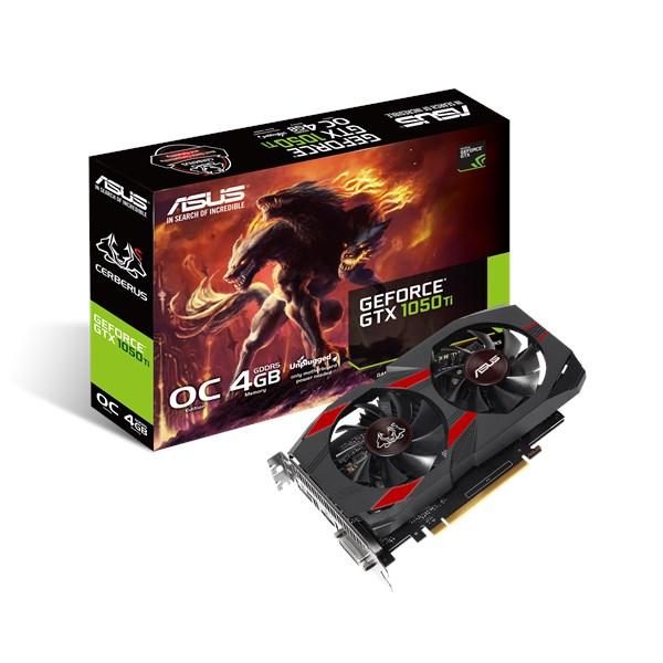 Asus VGA Card GTX1050Ti Cerberus 4GB DDR5 128bit