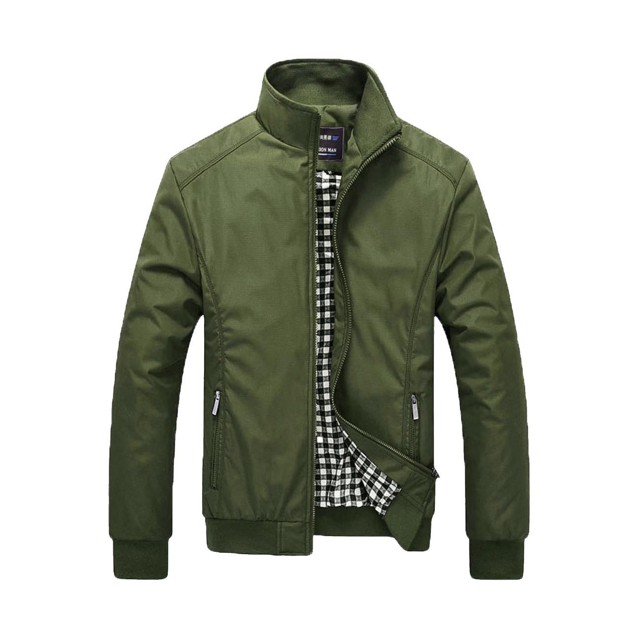 Jaket Virendra Warna Hijau Army. Bahan Parasut Mayer. Waterproof Anti air Tersedia 5 Warna DISKON Fashion Online Bandung.