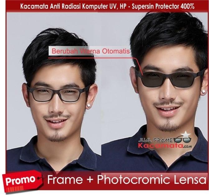 KACAMATA BACA KOREA | LENSA PHOTOCROMIC MINUS ANTIRADIASI KOMPUTER HP