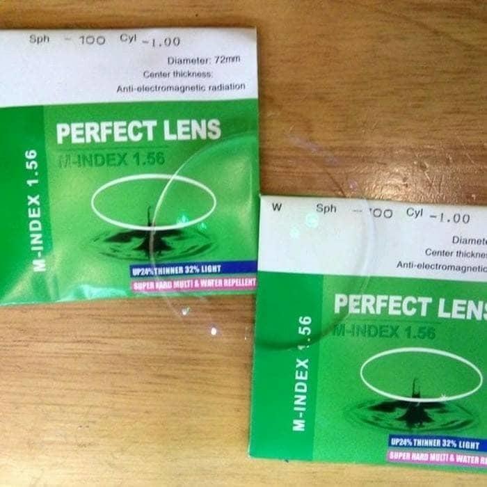 DISKON Lensa Kacamata Standar Optik CRMC Anti Radiasi bening faset 1 pasang TERMURAH