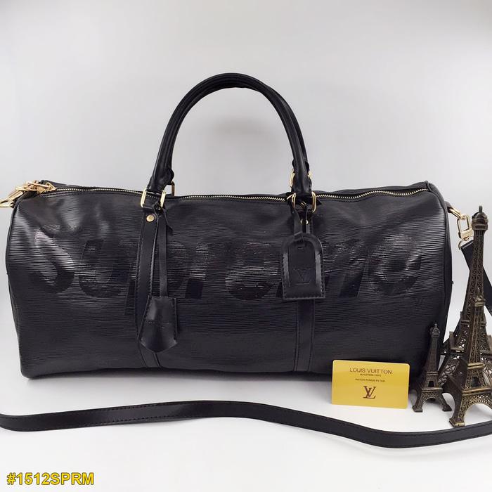 DISKON LV supreme keepall bandouliere - tas travel - tas batam - tas import TERMURAH