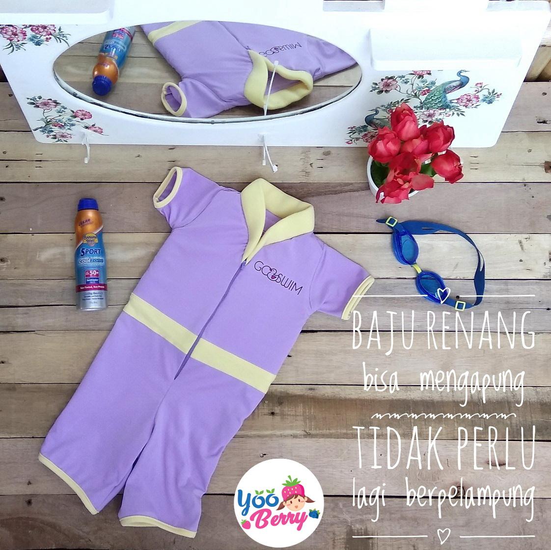 Cuddle Me Baju Renang Auto Terapung / Pelampung Renang Anak & Bayi / Baby Floating Swimsuit GoSwim Go Swim FloSwim YooBerry