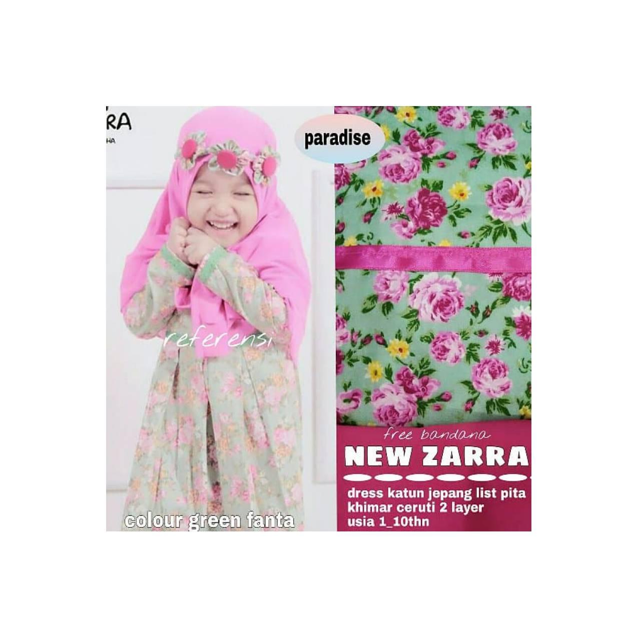 SPESIAL gamis couple ibu anak katun jepang New Zarra