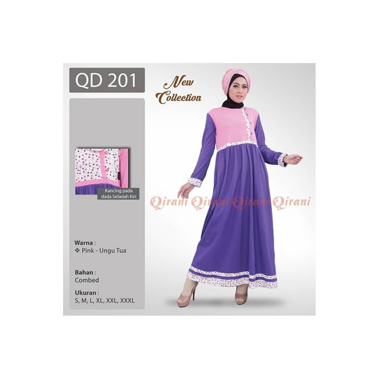 gamis kaos qirani qd 201 XXL XXXL