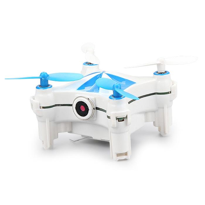 Cheerson CX-Mikro RC Selfie Drone Wi-fi FPV/Arus Penglihatan Sensor/Tari Pemrograman Biru dan Putih RTF 0.3MP Kamera