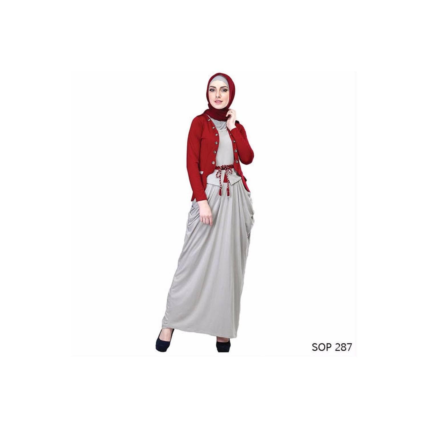 promo Baju Muslim Wanita Model Gamis Cocok untuk lebaran