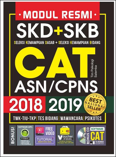 BUKU Modul Resmi SKD SKB CAT ASN CPNS 2018-2019
