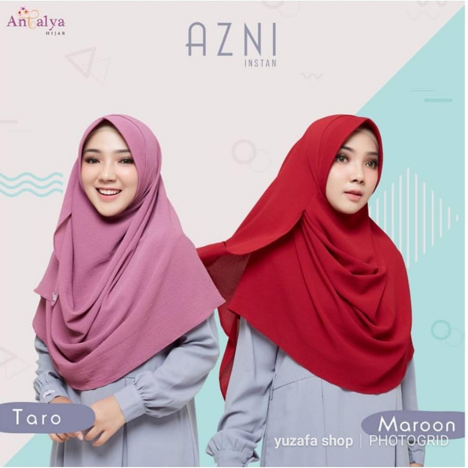 Antalya Hijab jilbab pasmina instan Azni Size S Taro Yuzafa Olshop