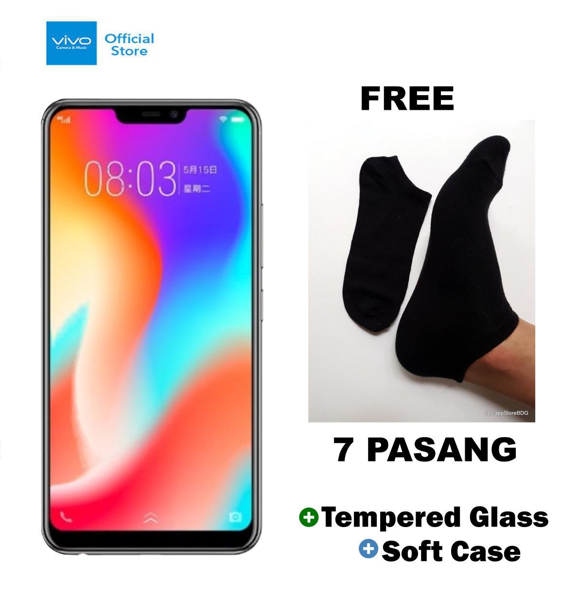 Vivo Y83 - Black Plus Kaos Kaki 7 Pasang