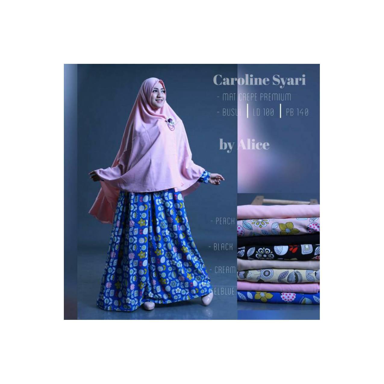 caroline syari ori alice / gamis cantik