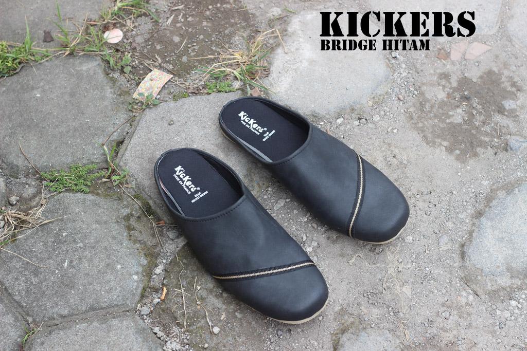 Bestseller Sepatu Kickers Casual Bridge Hitam Paling Fashionable