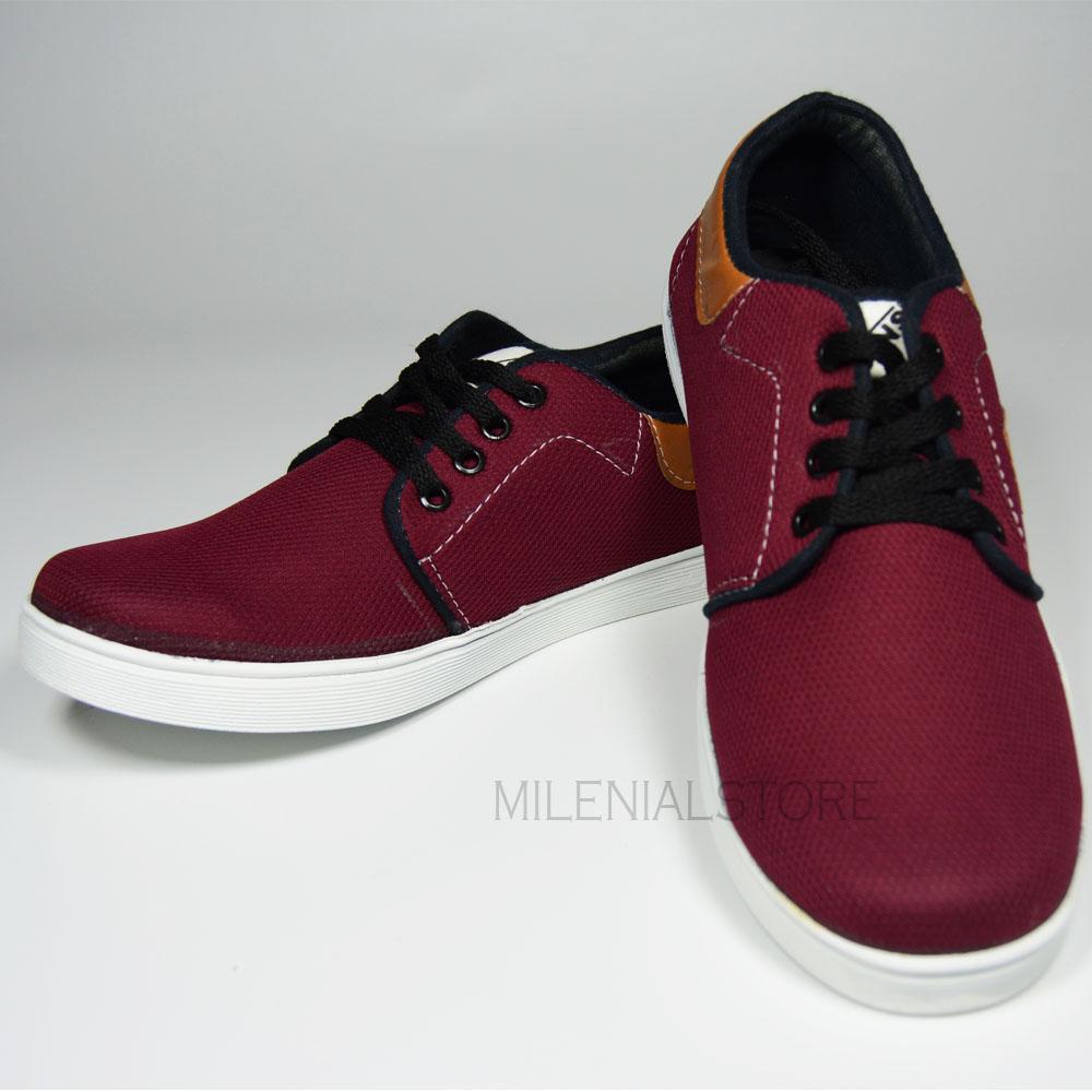 Milenial Sepatu Sneakers Kets dan Kasual Pria 003 Campare