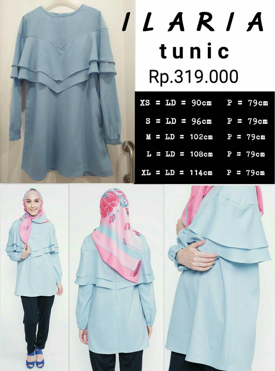 Atasan Ilaria tunik zoya Rp 319.000 disc. Jadi Rp 271.150