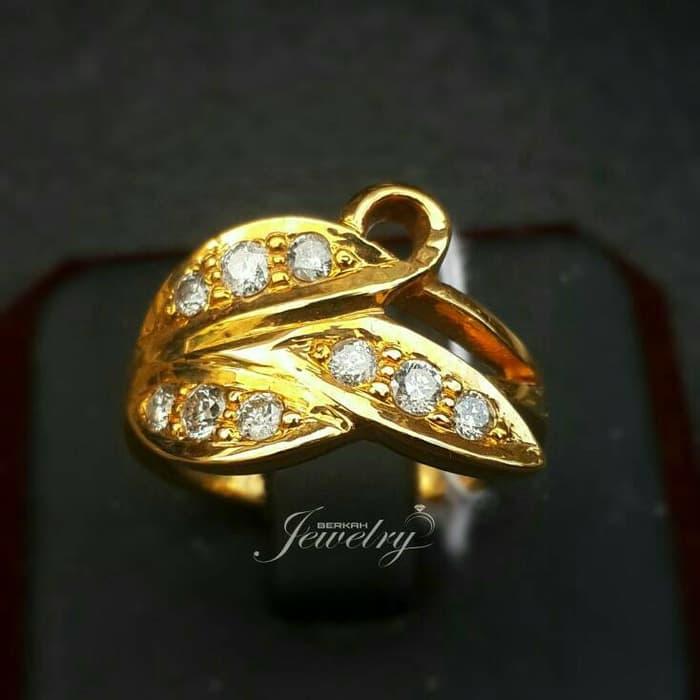 NEW PROMO DESEMBER Cincin Emas Kuning Berlian Natural Diamond