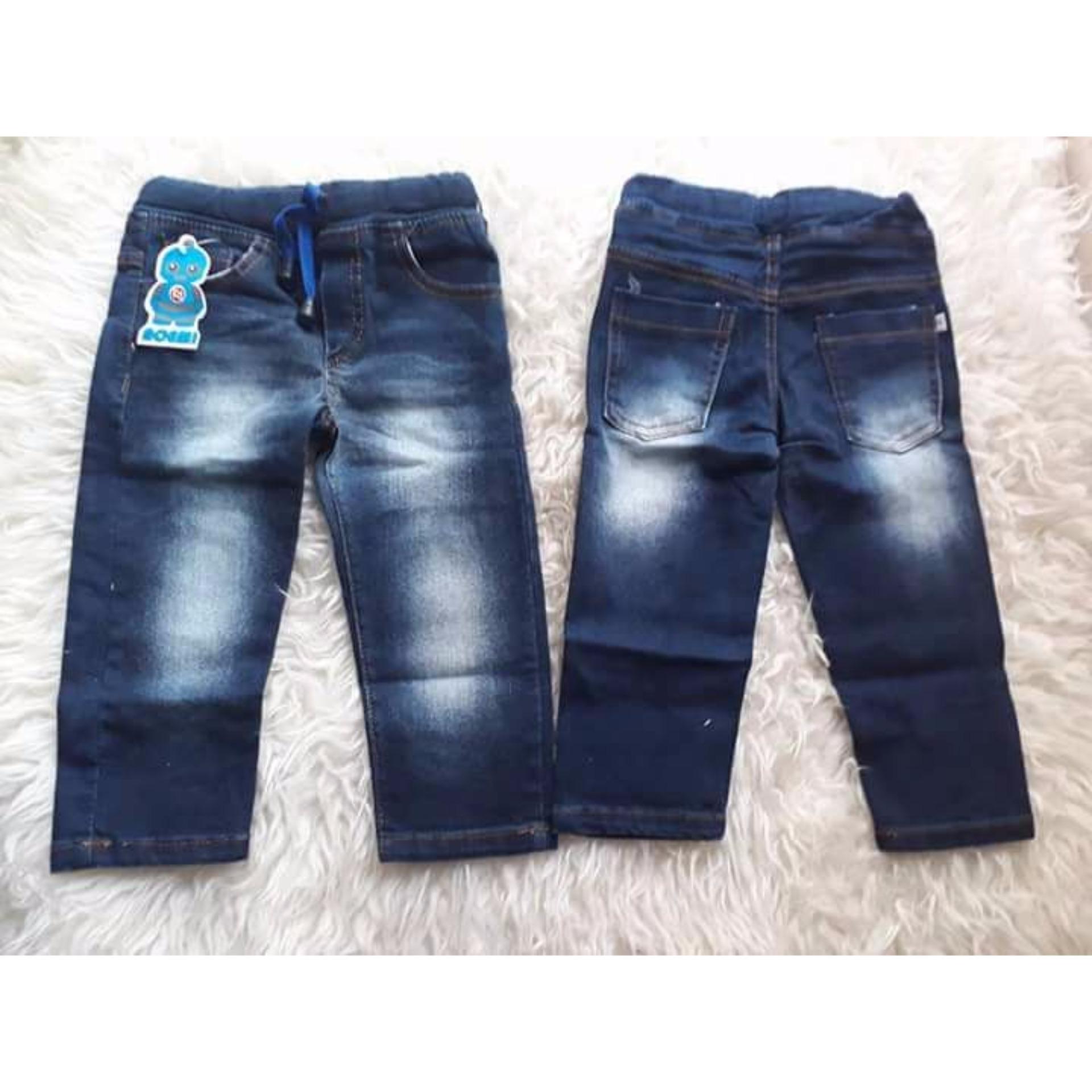 MAROCK - Celana Jeans Joger Anak Ripped Panjang Sobek