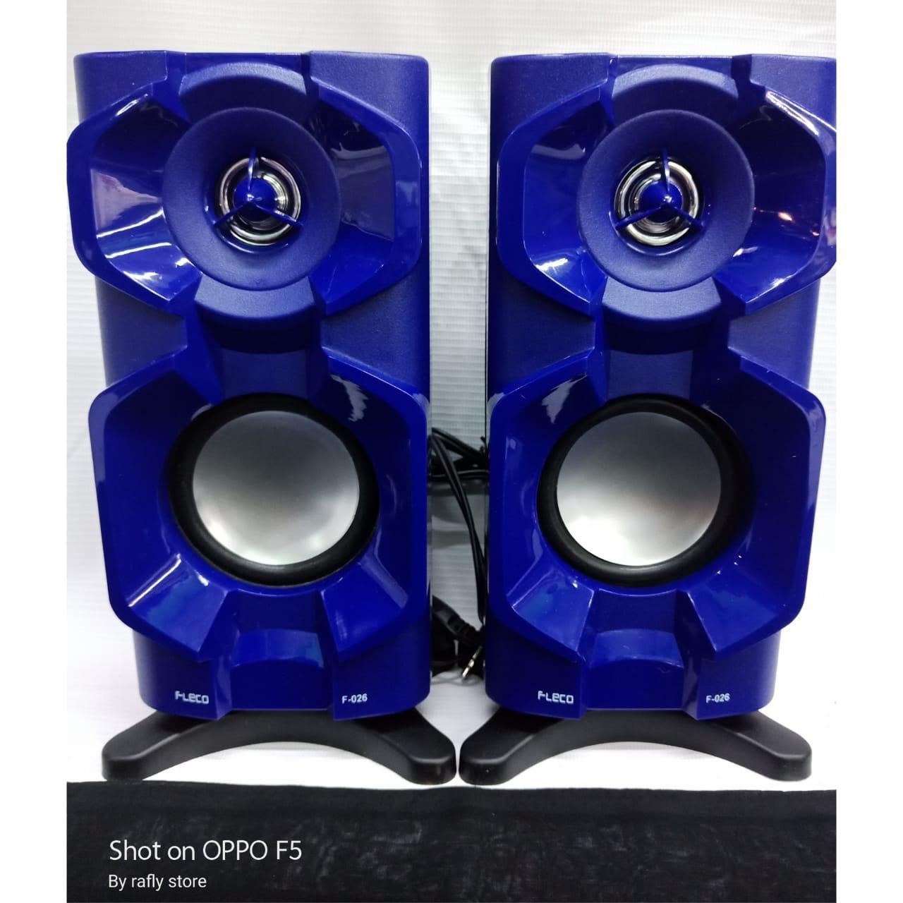 R/S; Speaker Komputer Fleco F-026 Aksesoris Komputer Audio PC Speaker Xtra Power Sound Speaker Komputer Fleco F-026 / Rafly Audio