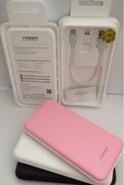 Powerbank VEGER V16 25000Mah Slim Original By Veger-AE002