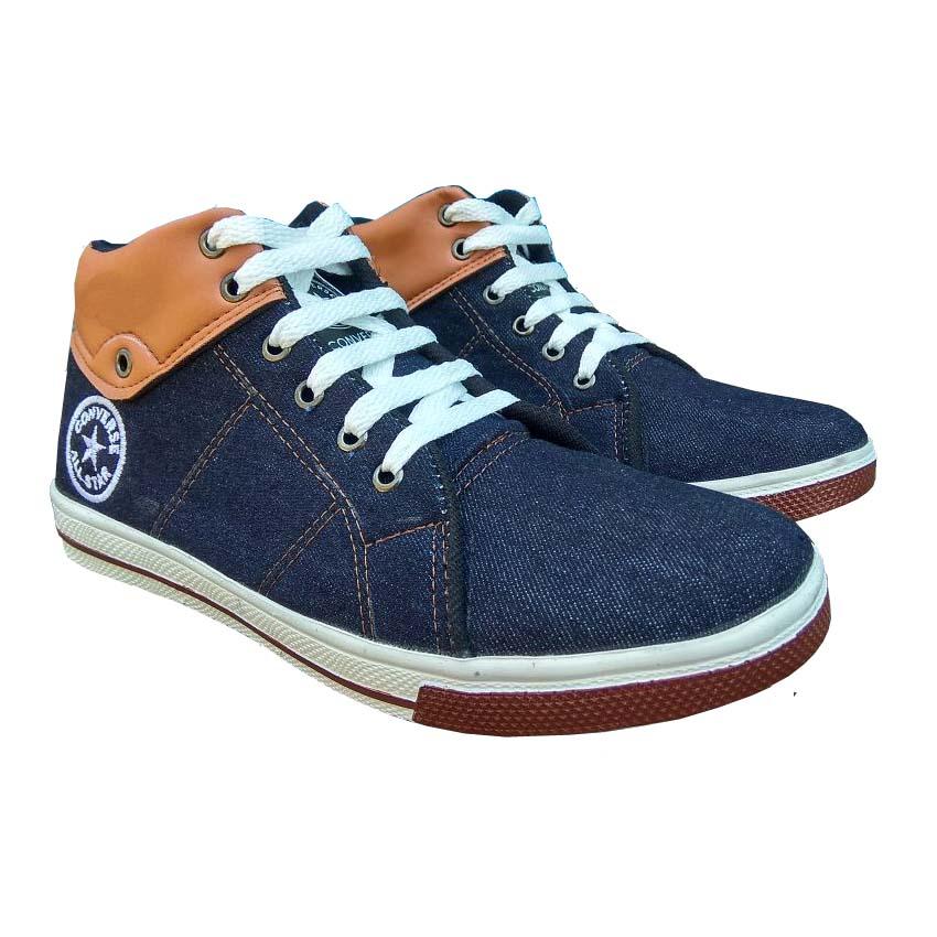 QiqiAji / sepatu converse kwl / sepatu kets sneakers dan kasual pria / sepatu kasual kanvas / sepatu sneaker pria / sepatu pria / sepatu sneaker murah /sepatu pria casual /sepatu pria kasual / sepatu pria murah - Hitam