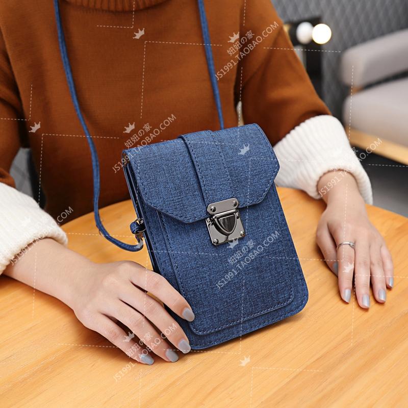 Niu Tas HP Netral Musim Panas Dompet Uang Receh Layar Besar Handphone