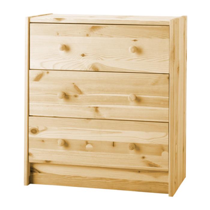 IKEA RAST Lemari 3 laci, kayu pinus