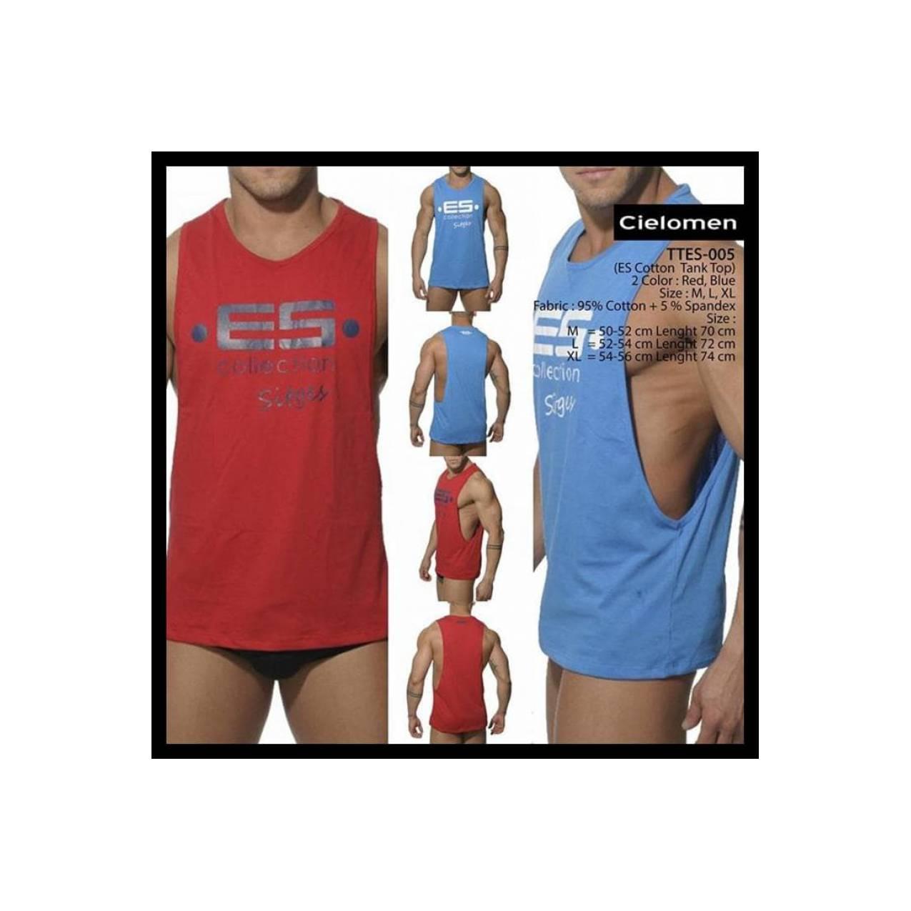 Harga LALANG orang olahraga rompi tanpa lengan tengkorak huruf cetak Tank Top Fitness Gym kaos (