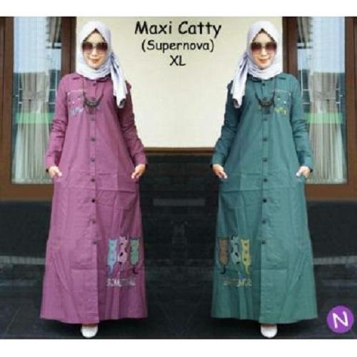 TOKO KIRANA SURABAYA BAJU GAMIS MAXI DRESS CATTY