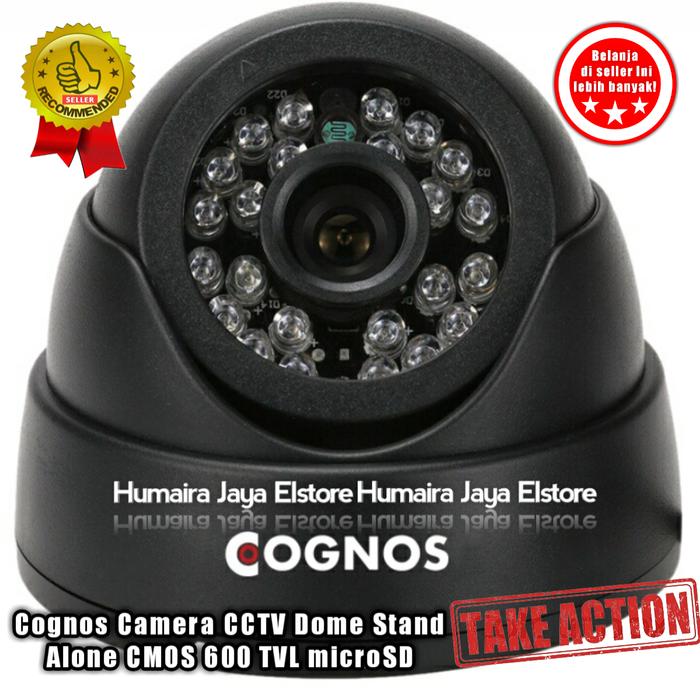 Cognos Camera CCTV Dome Stand Alone CMOS 600 TVL microSD