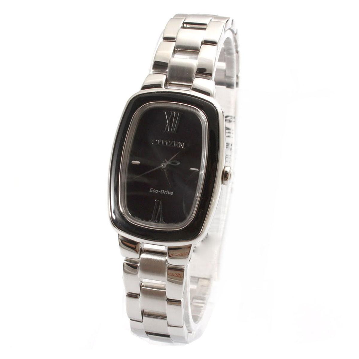 Citizen Citizen Eco-Drive Silver Stainless-Steel Case Stainless-Steel Bracelet Ladies NWT + Warranty EM0007-51E