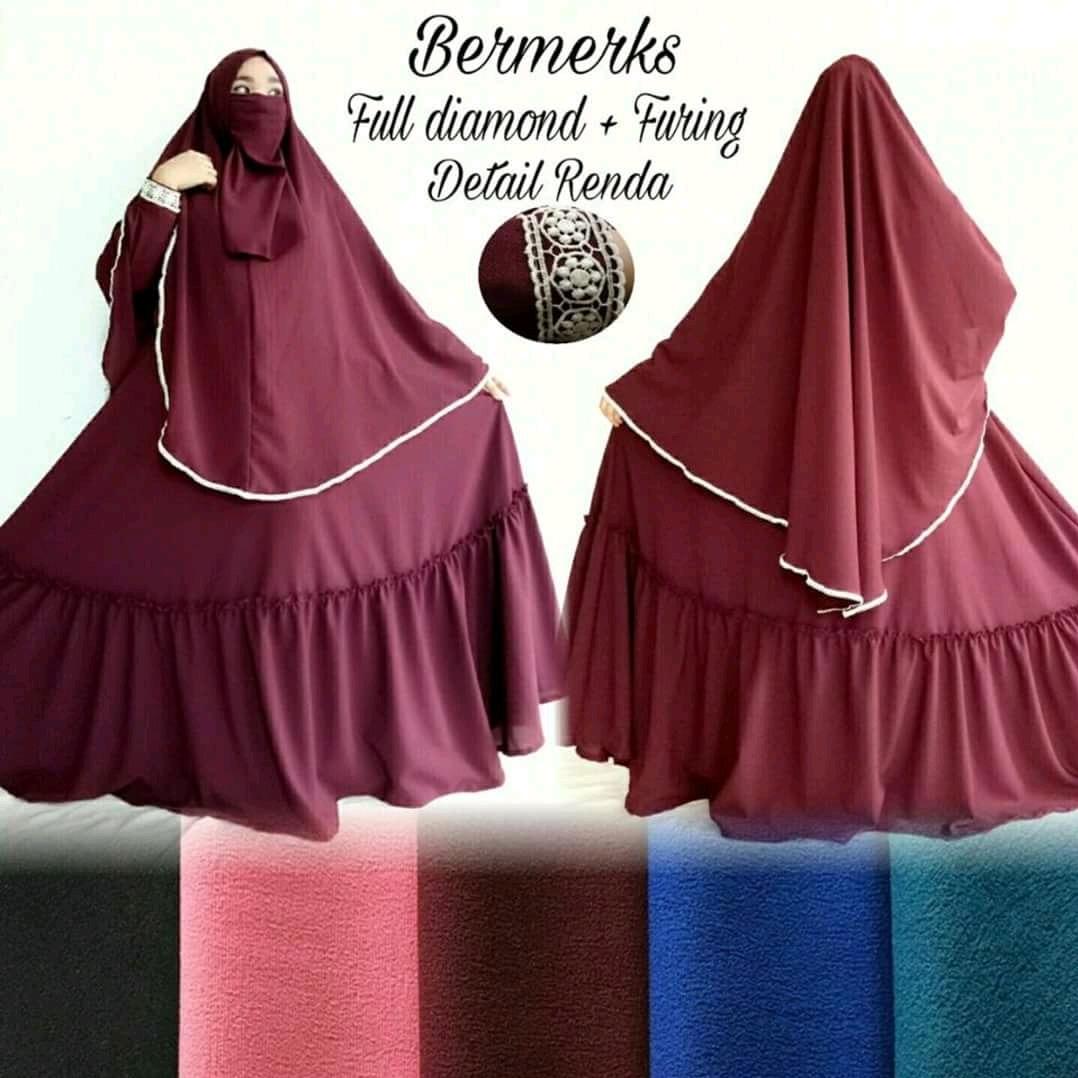 Gamis Syar'i Set Cadar Termurah