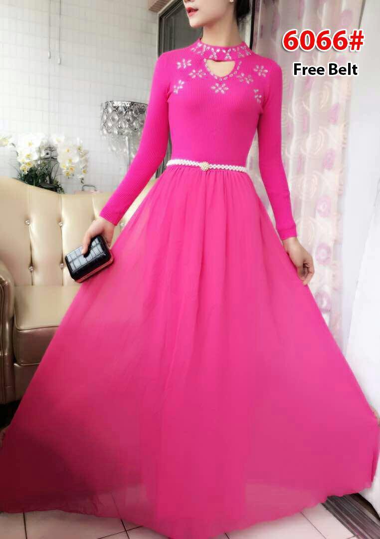 6066# baju pesta import / gaun pesta import / baju pesta brokat