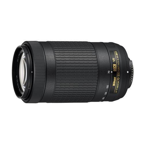 Nikon Zoom Potret Jarak Jauh Lensa AF-P DX Nikkor 70-300 Mm F/4.5-6.3G ED VR Nikon DX format Hanya