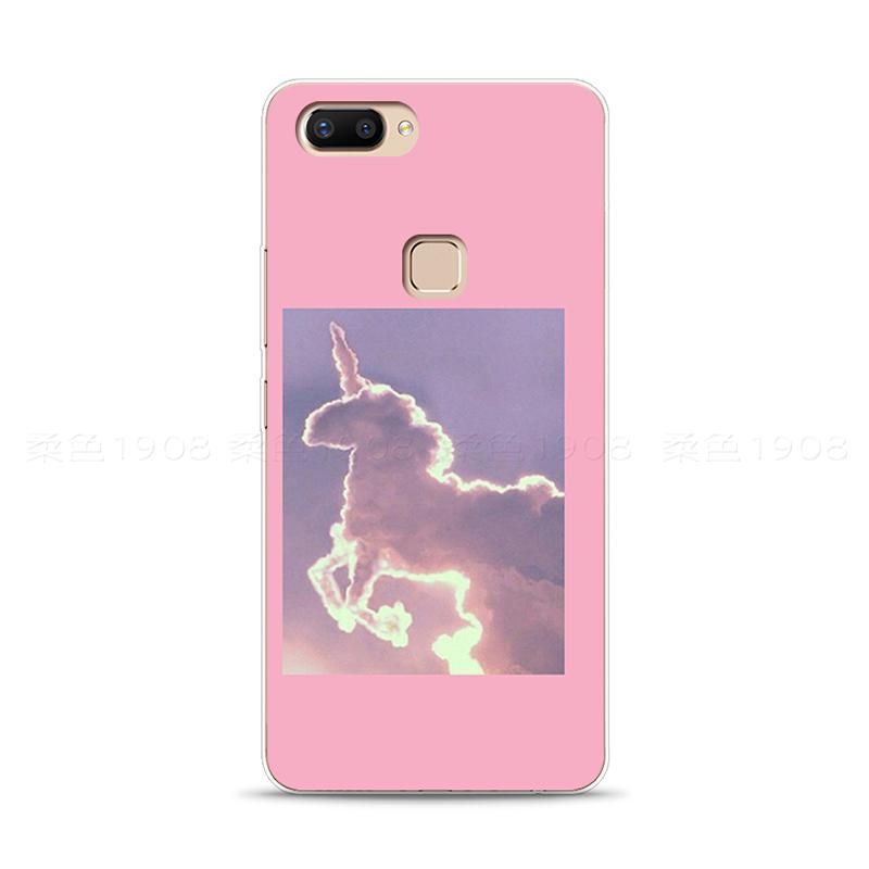 Vivo Selubung Ponsel LEMBUT Sarung X20 Gaya Jepang Korea Ukiran 3 Dimensi Model Sama Unicorn