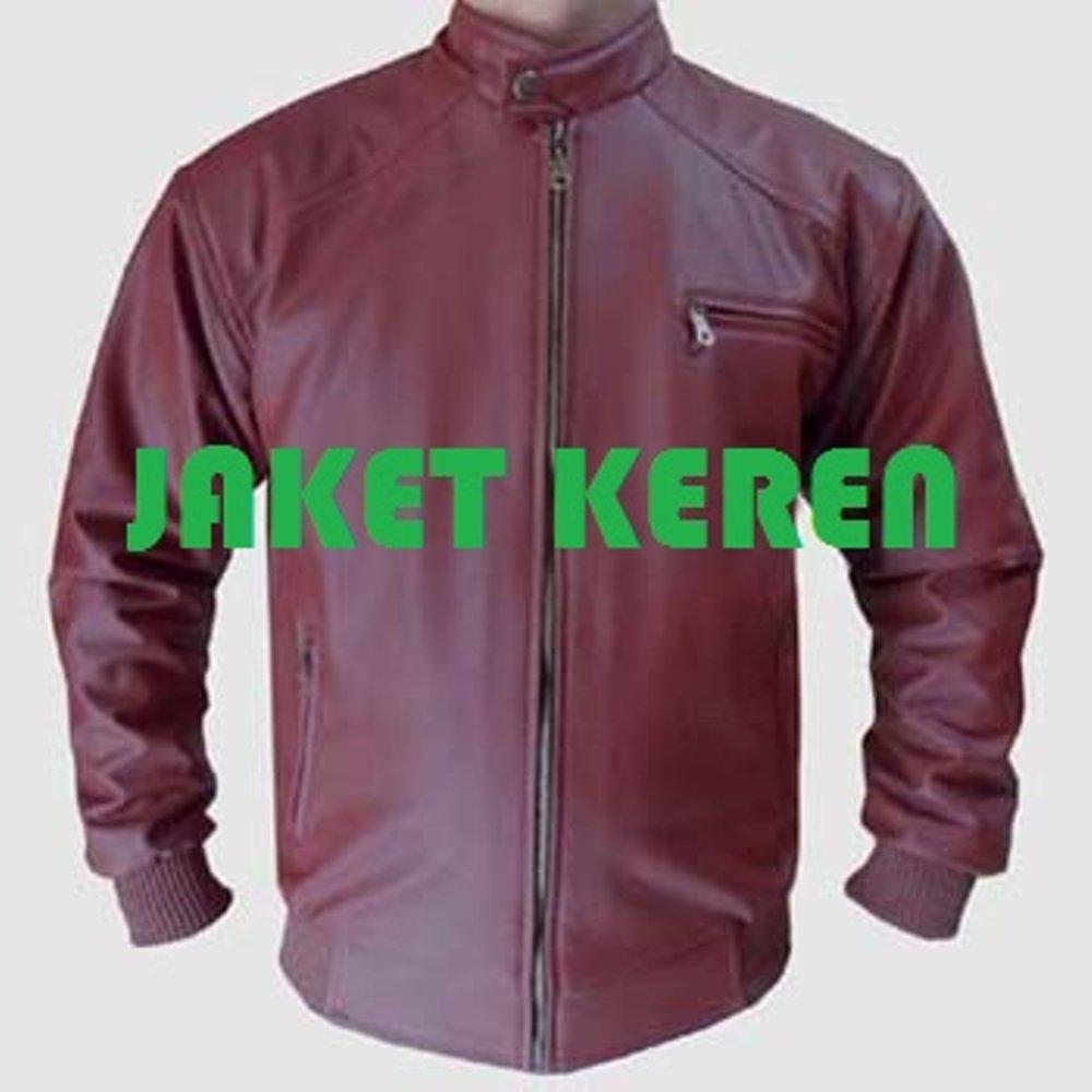 Jaket Semi Kulit Casual JK-99 coklat HARGA PROMO...!!! di lapak Grosir Jaket Kulit Garut grosirjaketkulitgarut