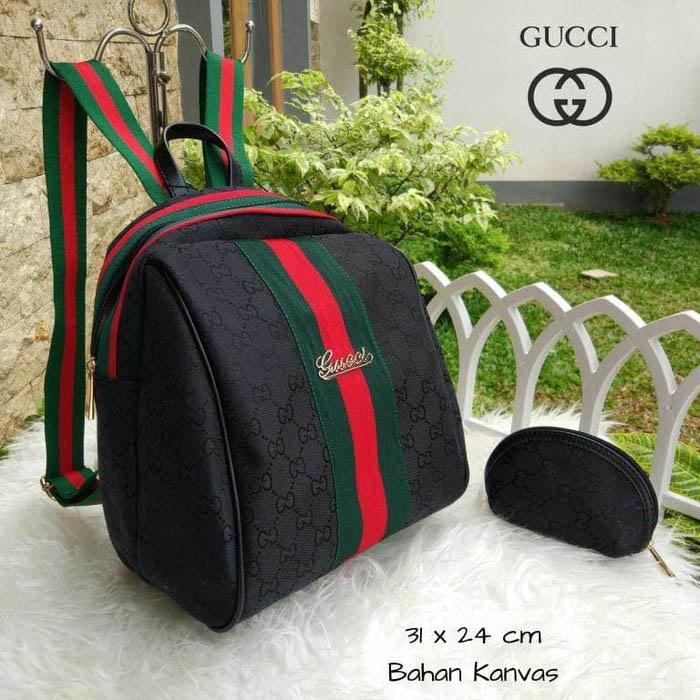 Tas Wanita Ransel Gucci Keren Lagi Hits Hotlist Kanvas Backpack-Tas & Travel-Tas Wanita-Tas Ransel wanita-Tas Ransel Murah-Tas Ransel Import-Tas Ransel