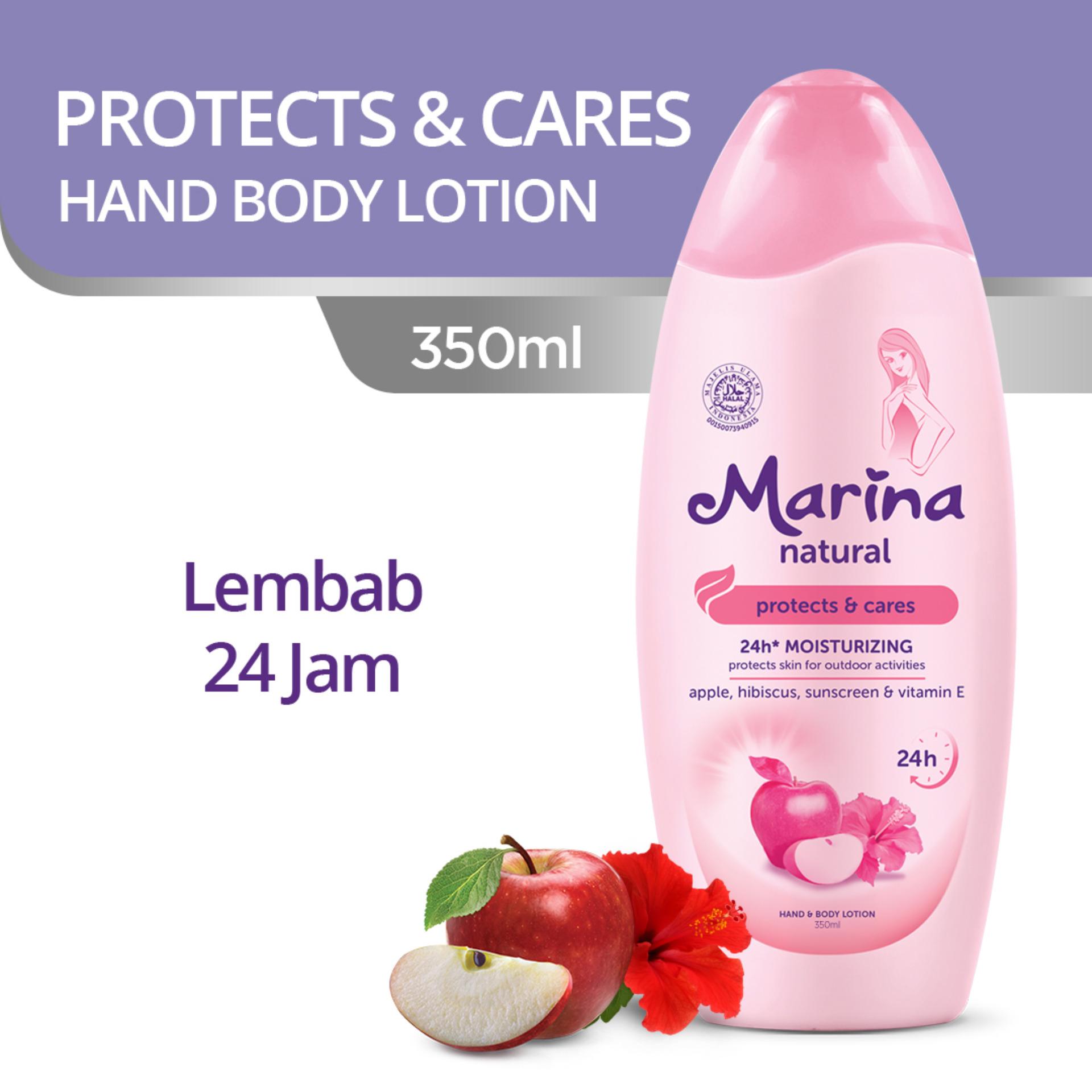 Marina Hand & Body Lotion Natural Protects & Cares 350 ml