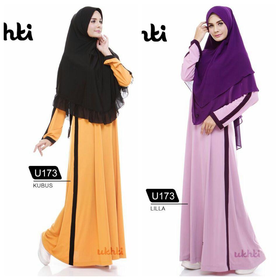 Gamis Jersey Premium Ukhti U173 ukuran S,M,L