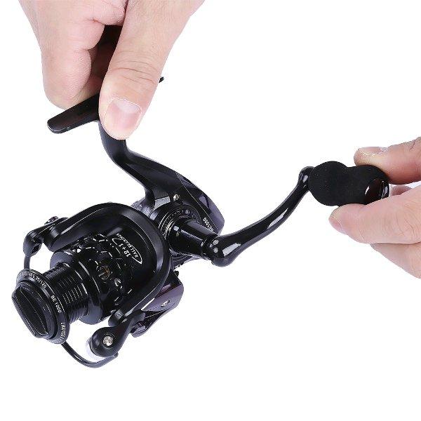 Fishdrop spinning reel alat pancing ikan vs daiwa abu garcia