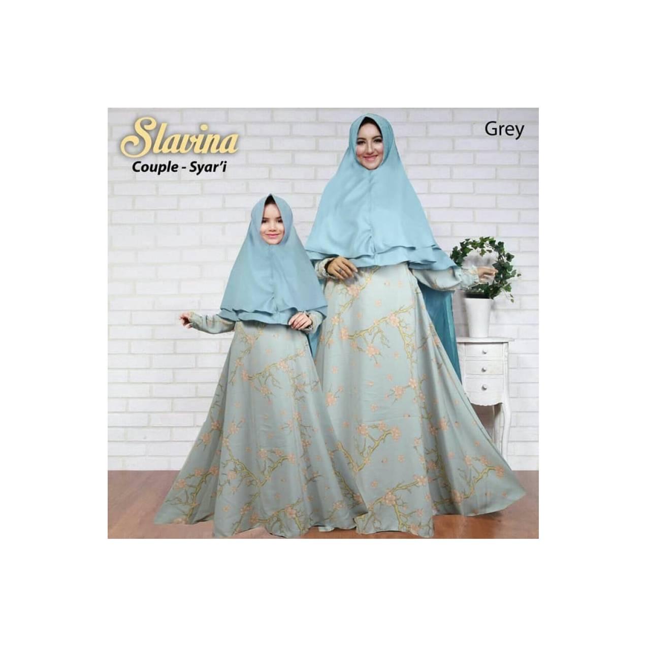 Gamis syari maxi baju couple ibu anak xxl xl jumbo bigsize big size