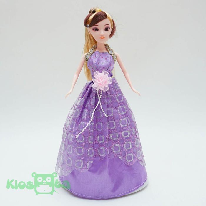 Barbie Dancing Princess Gaun Ungu